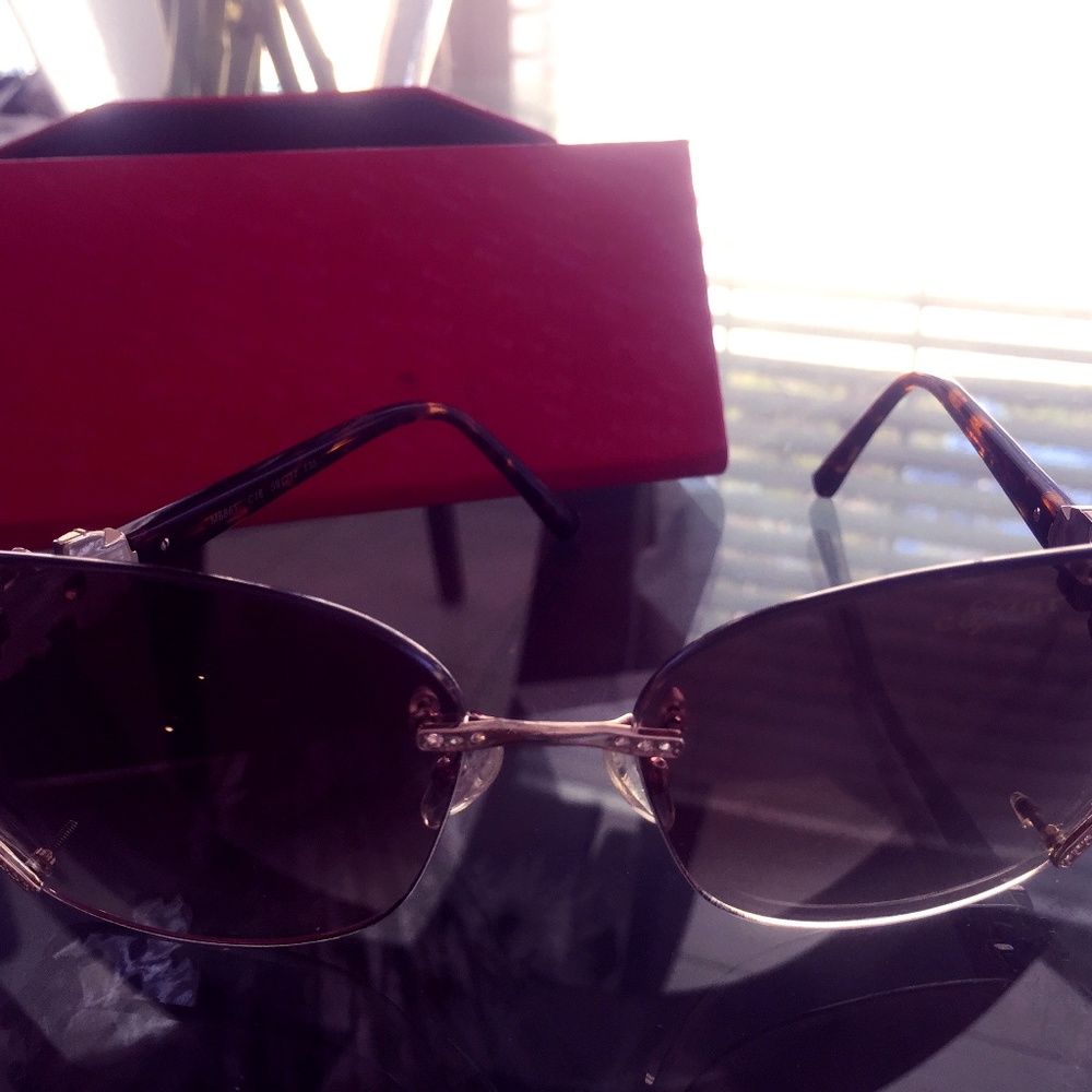Caviar Polarized Sunglasses with Crystal Jewels!